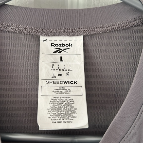 Gray Reebok Workout Muscle Tank - Picture 2 of 5